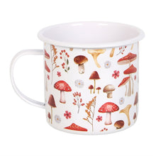 Load image into Gallery viewer, ALL OVER MUSHROOM PRINT ENAMEL MUG
