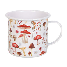 Load image into Gallery viewer, ALL OVER MUSHROOM PRINT ENAMEL MUG
