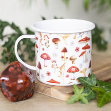 Load image into Gallery viewer, ALL OVER MUSHROOM PRINT ENAMEL MUG
