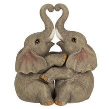 Load image into Gallery viewer, ELEPHANT EMBRACE ELEPHANT COUPLE ORNAMENT
