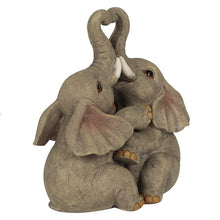 Load image into Gallery viewer, ELEPHANT EMBRACE ELEPHANT COUPLE ORNAMENT
