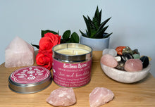 Load image into Gallery viewer, LOVE AND FRIENDSHIP - Natural Coconut Wax Candles (Rose, Geranium, Ylang Ylang, Bergamot  Sandalwood)
