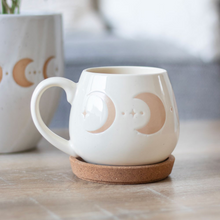 Load image into Gallery viewer, MOON PHASE ROUNDED MUG
