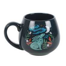 Load image into Gallery viewer, MIDNIGHT HARE ROUNDED MUG
