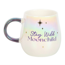 Load image into Gallery viewer, STAY WILD MOON CHILD ROUNDED MUG
