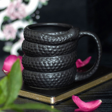 Load image into Gallery viewer, BLACK SNAKE MUG
