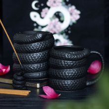 Load image into Gallery viewer, BLACK SNAKE MUG
