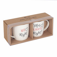 Load image into Gallery viewer, Set of 2 Mr &amp; Mrs Mugs
