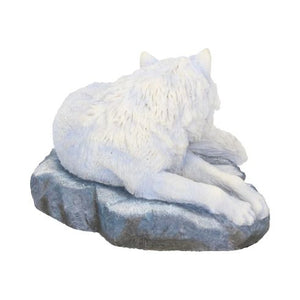 Guardian of the North Wolf Figurine by Lisa Parker Snowy Wolf Ornament 19.5cm