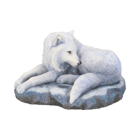 Guardian of the North Wolf Figurine by Lisa Parker Snowy Wolf Ornament 19.5cm