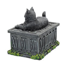 Load image into Gallery viewer, Fortune&#39;s Watcher Cat Familiar Tarot Box 17cm
