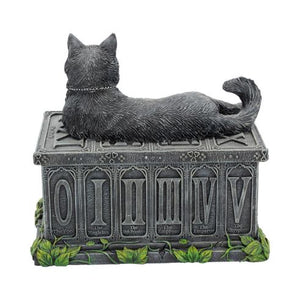 Fortune's Watcher Cat Familiar Tarot Box 17cm