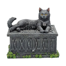 Load image into Gallery viewer, Fortune&#39;s Watcher Cat Familiar Tarot Box 17cm
