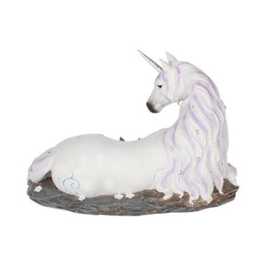 Jewelled Tranquillity Figurine White Unicorn and Crystal Ornament 19cm