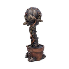 Load image into Gallery viewer, Cogwork Carnivore 24.3cm Bronze Mechanical Flesh Eating Plant Figurine
