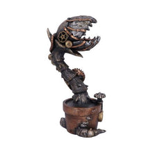 Load image into Gallery viewer, Cogwork Carnivore 24.3cm Bronze Mechanical Flesh Eating Plant Figurine
