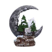 Load image into Gallery viewer, Lunar Companions Wolves Moon Figurine 19.3cm
