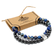 Load image into Gallery viewer, Magnetic Gemstone Bracelet - Sodalite
