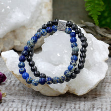 Load image into Gallery viewer, Magnetic Gemstone Bracelet - Sodalite
