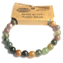 Load image into Gallery viewer, Power Bracelet - Moss Agate
