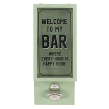 Load image into Gallery viewer, Green Garden Bar Bottle Opener Plaque
