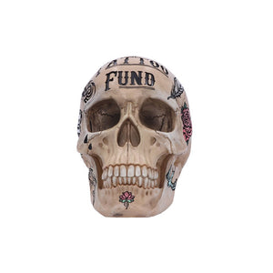 Tattoo Fund Natural Bone Coloured Traditional, Tribal Tattoo Fund Skull