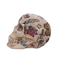 Load image into Gallery viewer, Tattoo Fund Natural Bone Coloured Traditional, Tribal Tattoo Fund Skull
