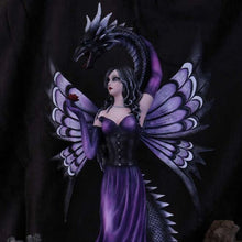 Load image into Gallery viewer, Guardians Embrace Large Dark Fairy Dragon Ornament 60cm
