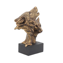 Load image into Gallery viewer, Song of the Wild Howling Wolf Bust 23cm
